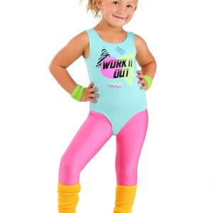 Totally 80s Toddler Workout Costume