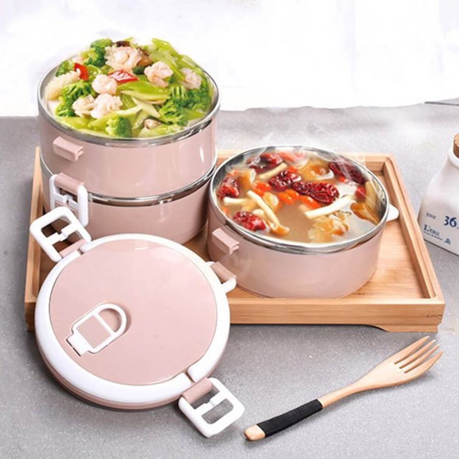 Triple Layer Portable Lunch Box