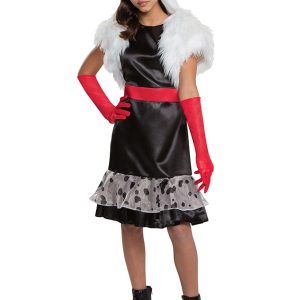 Tween 101 Dalmatians Animated Cruella Costume