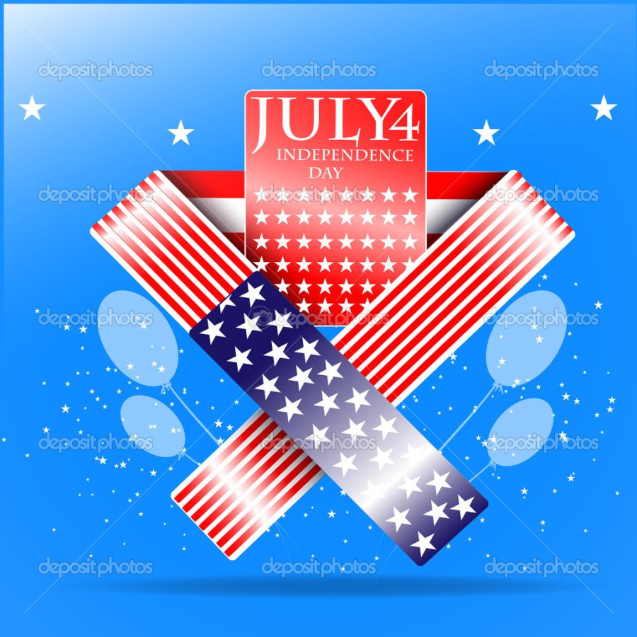 USA independence day illustration