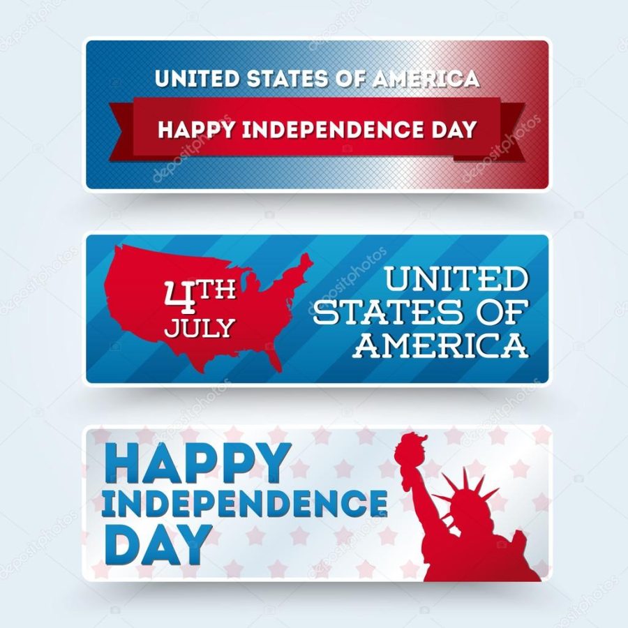 USA independence day symbols