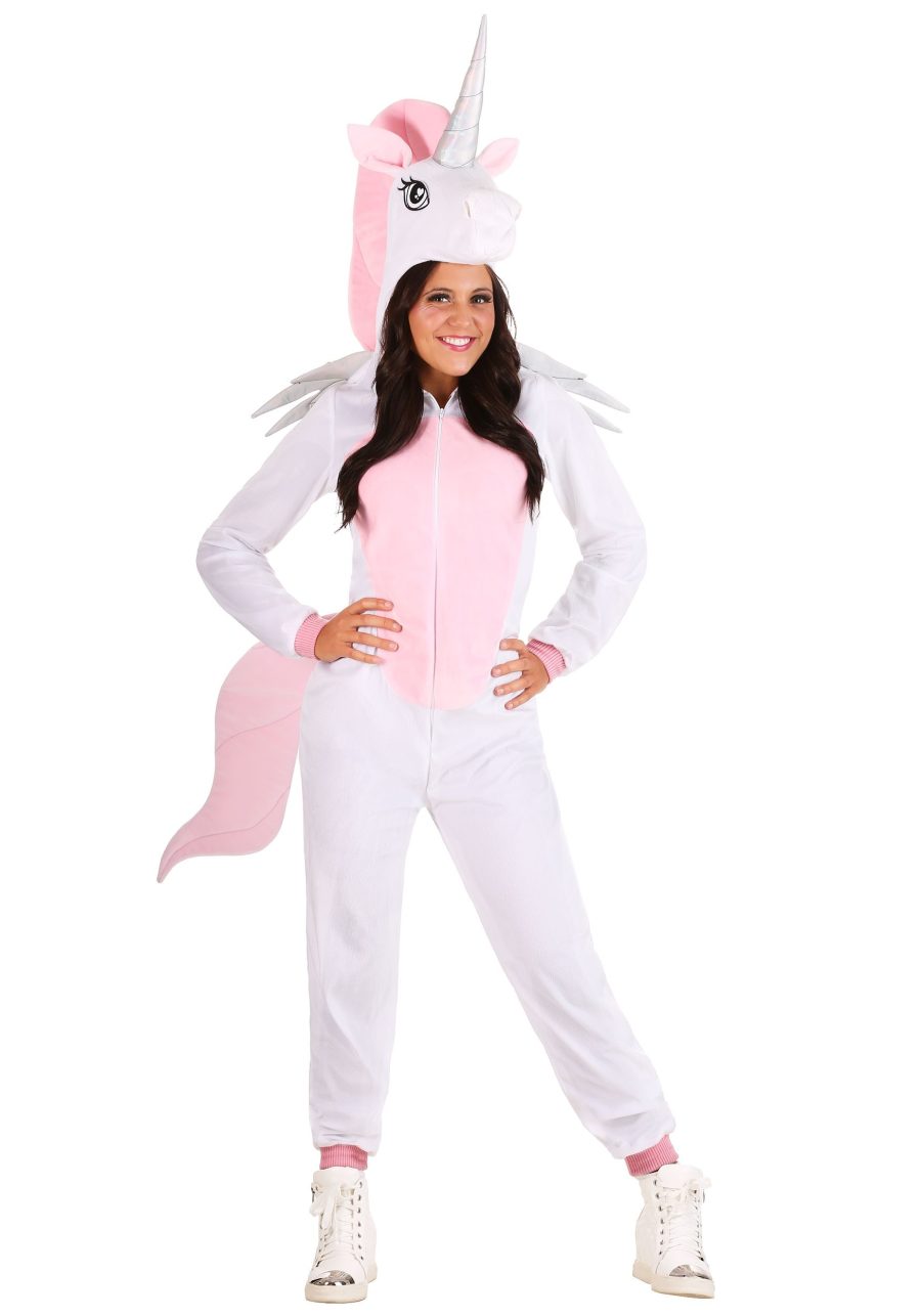 Unicorn Jumpsuit Costume for Adults