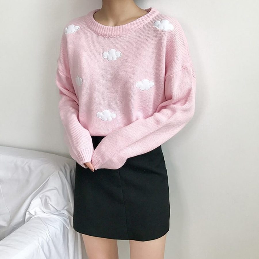 Unisex Knitted Cloud Sweater