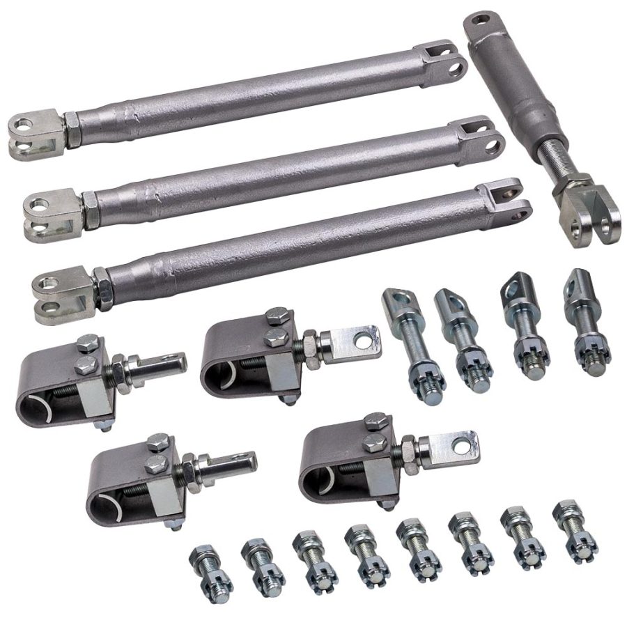 Universal Sidecar Installation U-Clamp Frame Mounts Struts Kit compatible for Honda