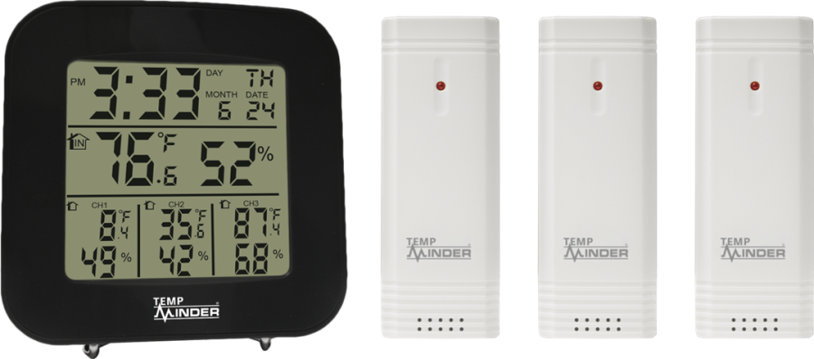 VALTERRA TM22250VP Minder Research Inc. MRI-333MX Standard Minder Research Weather Station 4-Zone Temp Black