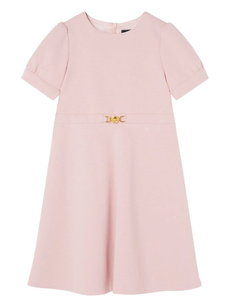 VERSACE KIDS Girls Medusa '95 Short Sleeve Dress Pink