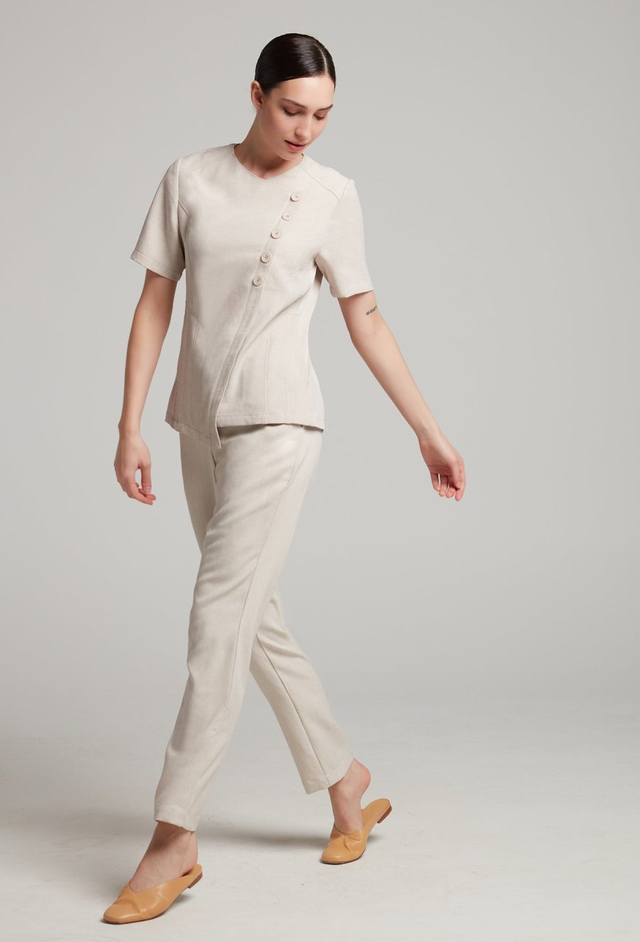 Valencia Faux Linen Tunic