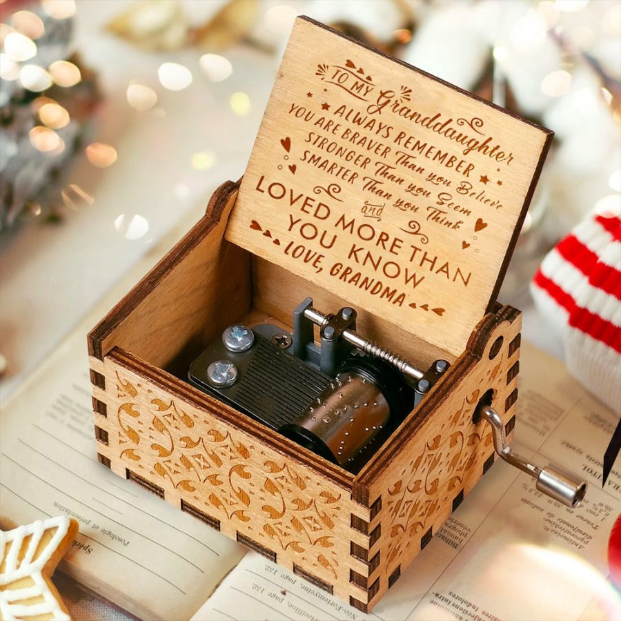 Vintage Wooden Music Box