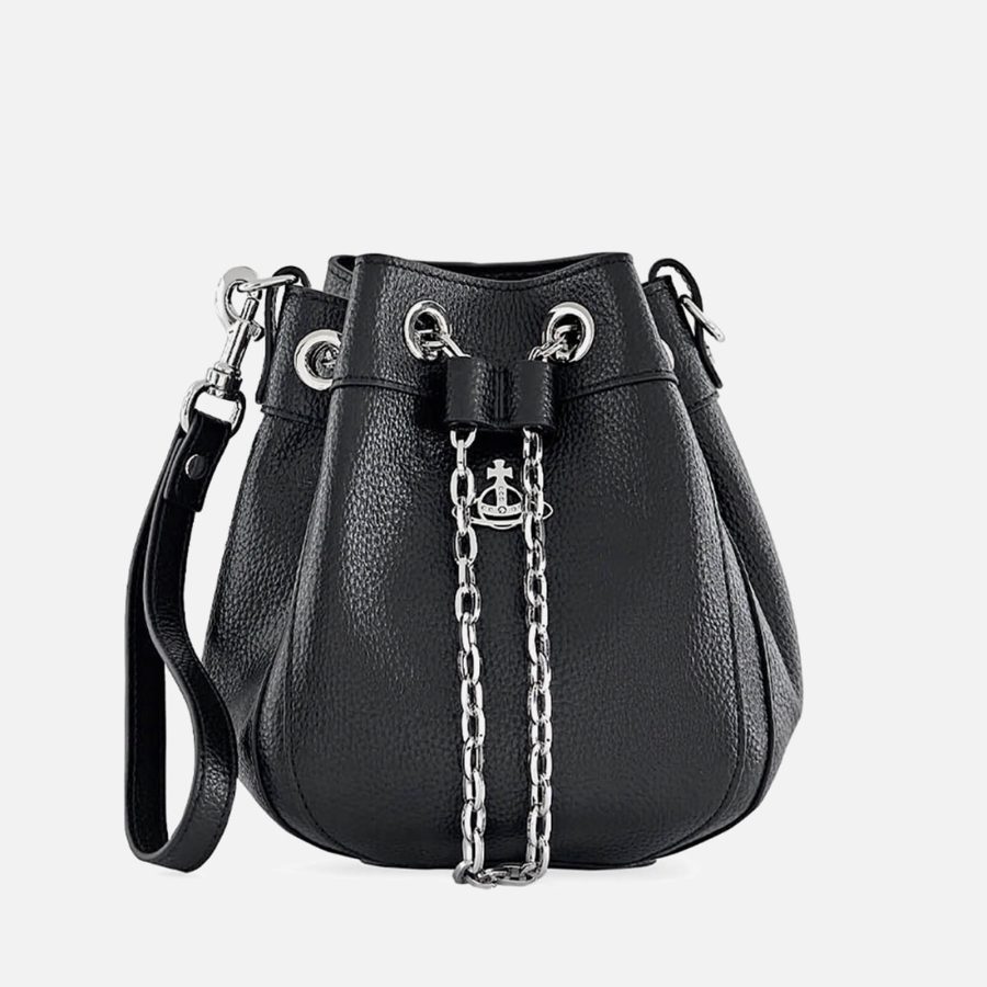 Vivienne Westwood Small Chrissy Vegan Leather Bucket Bag