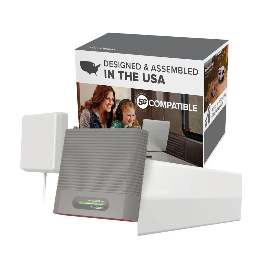 WEBOOST 470159 Destination RV - Cell Phone Signal Booster for Stationary Use | Boosts 5G & 4G LTE for All U.S. & Canadian Carriers - Verizon, AT&T, T-Mobile, more | Made in the U.S. | FCC Approved