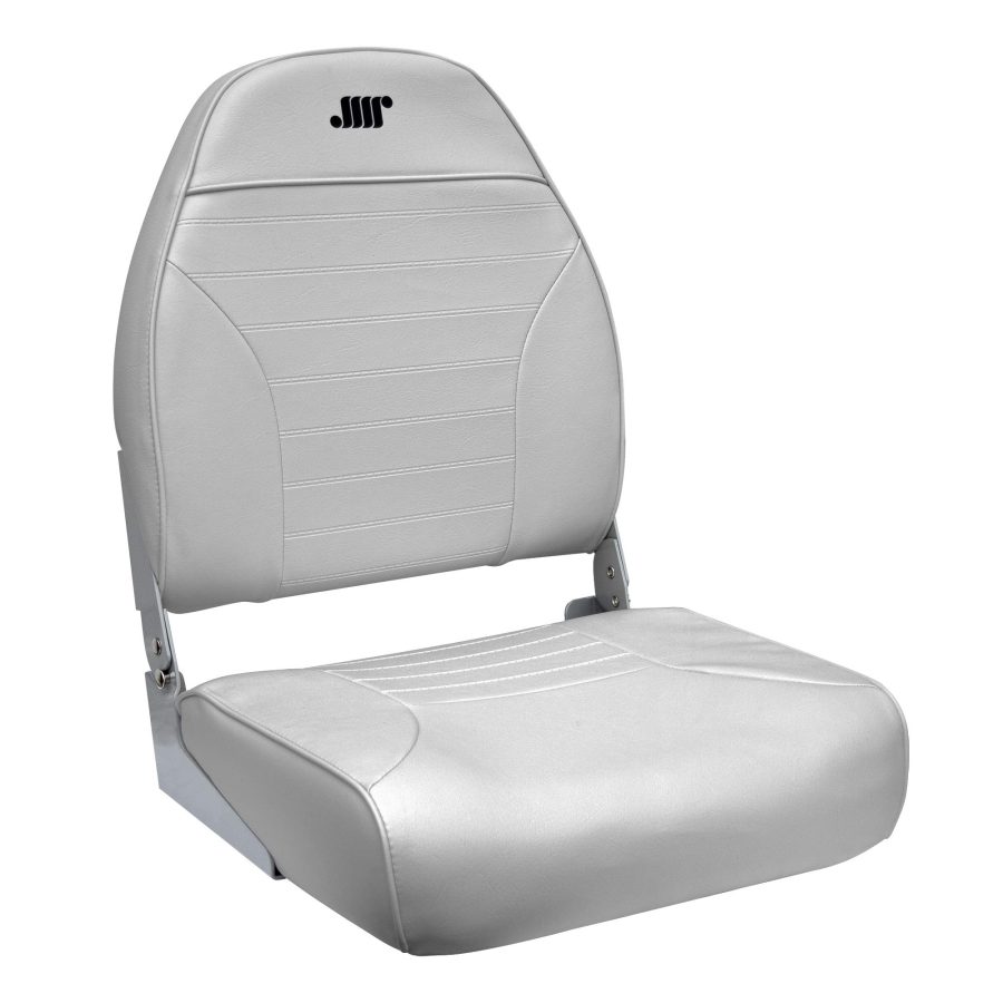 WISE 8WD588PLS-717 Standard High Back Fishing Boat Seat, Grey