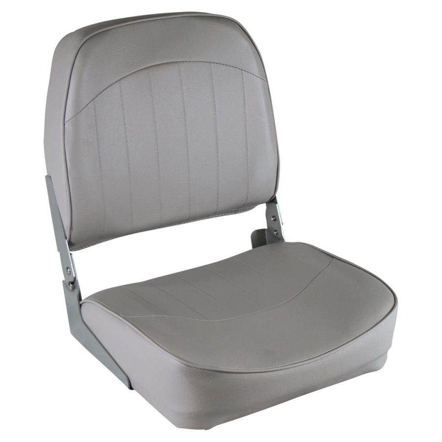 WISE D734PLS717 8WD734PLS-717 Standard Low Back Boat Seat, Grey