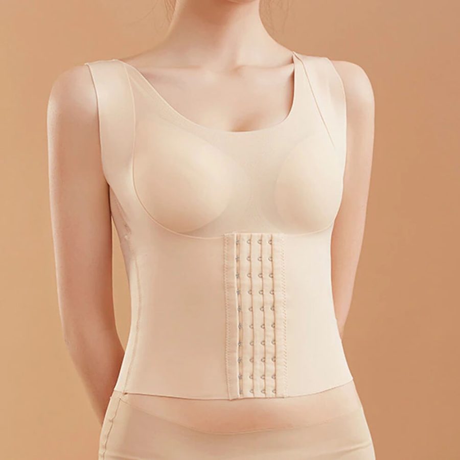 Waist Buttoned Bra Shapewear