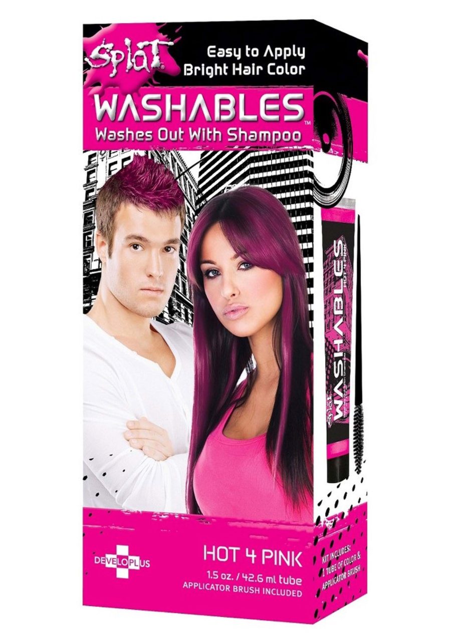 Washable Pink Hair Color