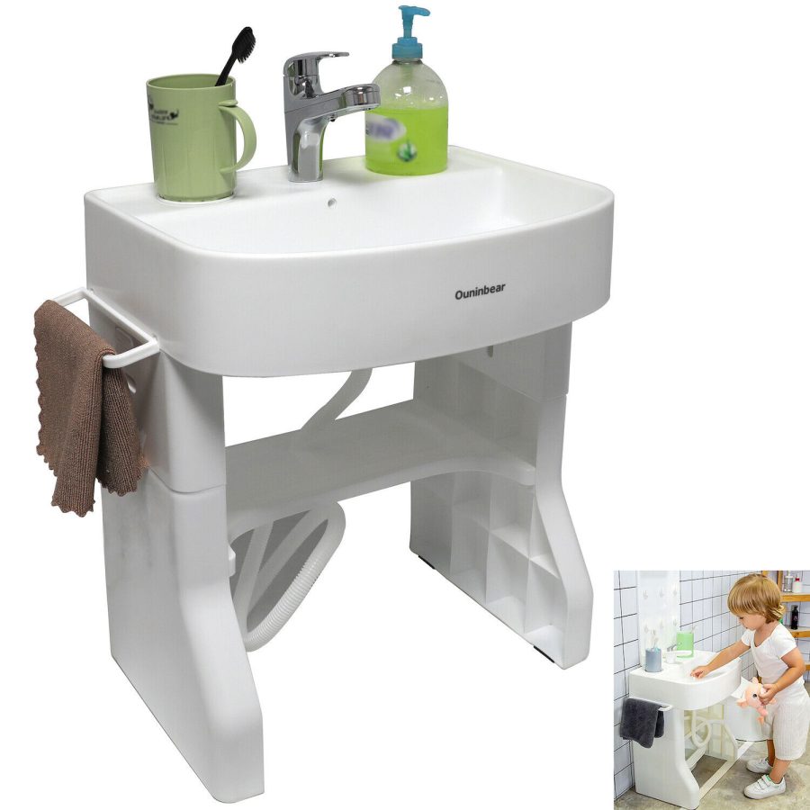 Washstand Self-Care Station Child Baby Early Learning Plastic Washbasin Simulati