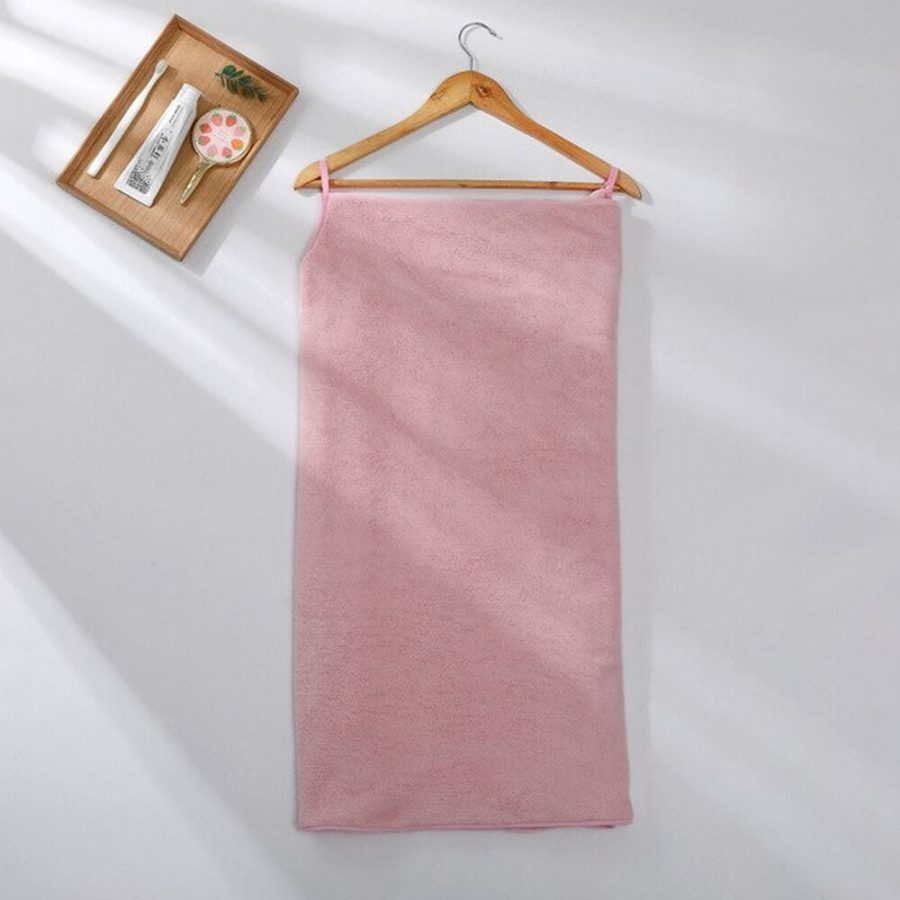 Wearable Microfiber Bath Towel Bathrobe