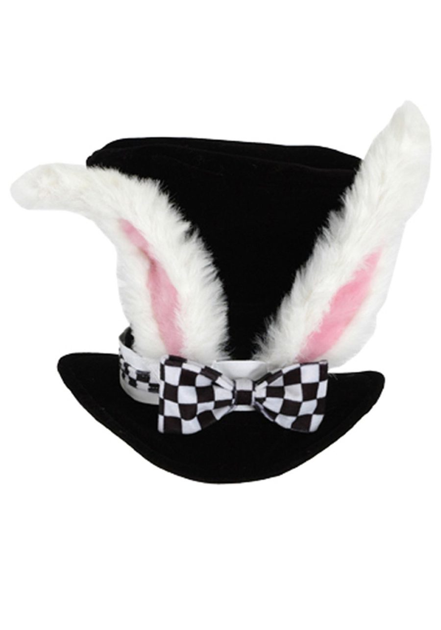 White Rabbit Costume Hat for Adults