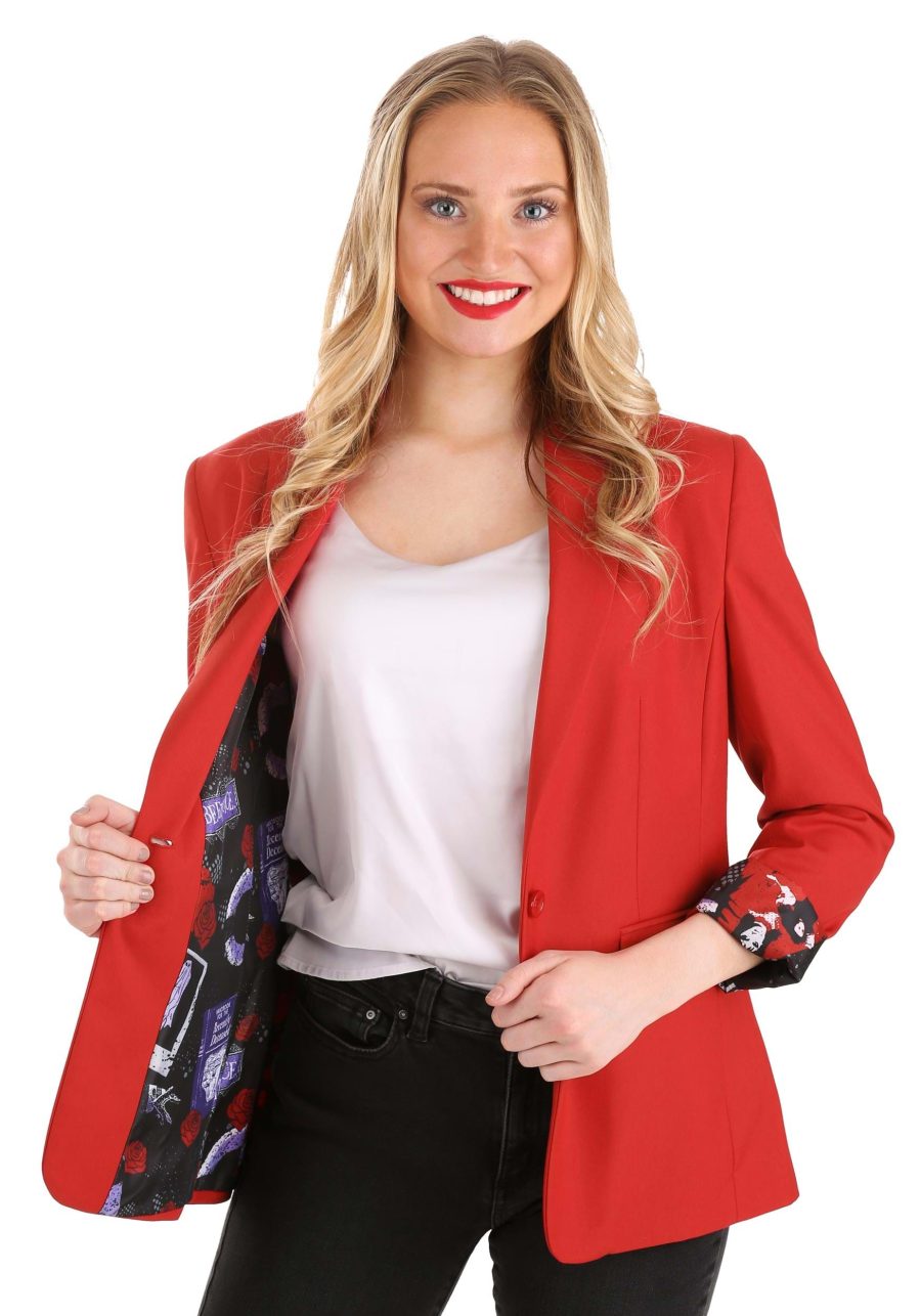 Women's Beetlejuice Red Lydia Blazer