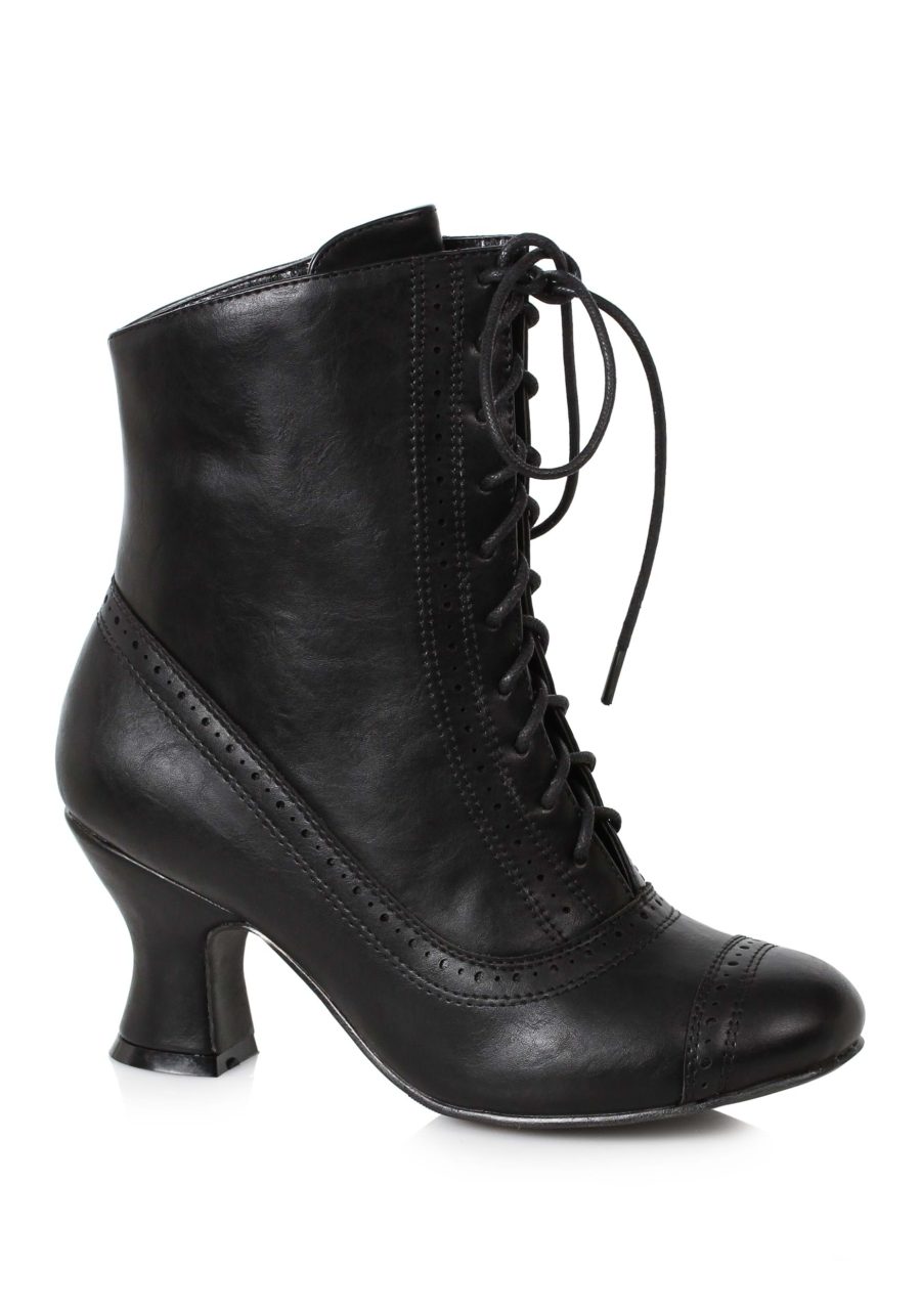 Women's Black Victorian Boots