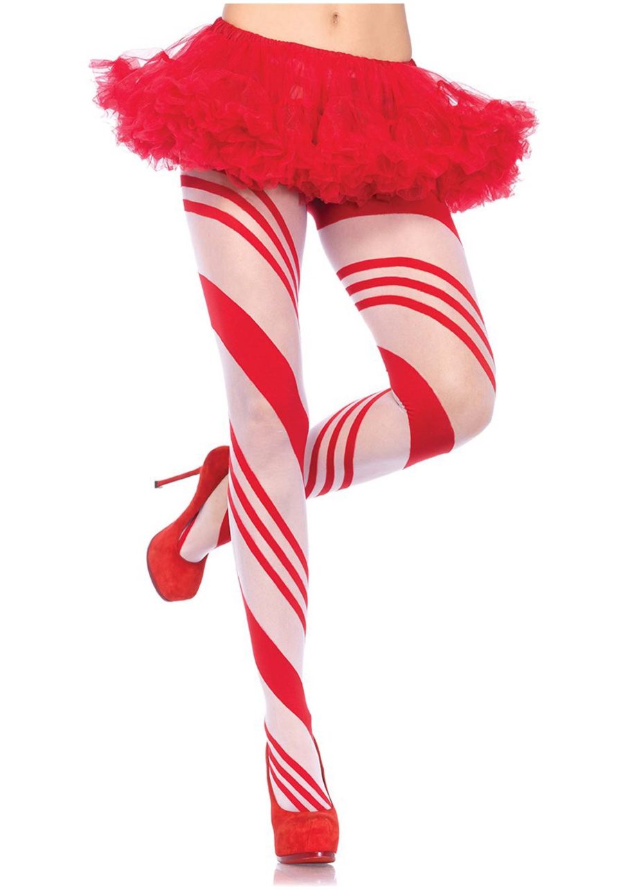 Women's Candy Cane Tights