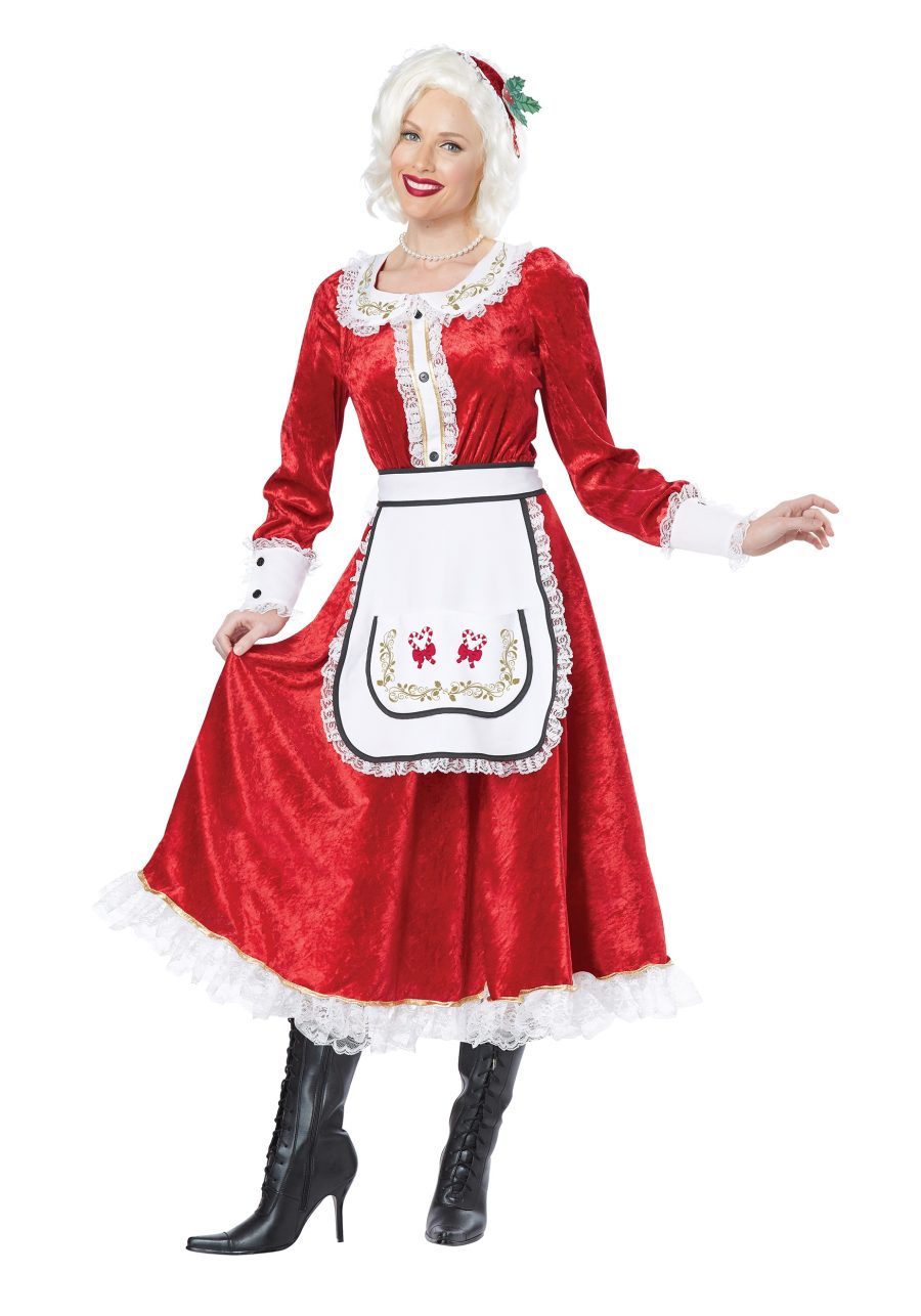 Women's Classic Mrs. Claus Costume