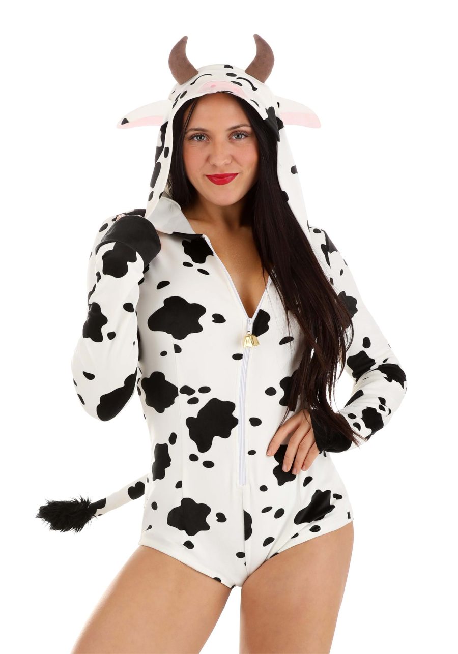 Women's Cow Costume Romper