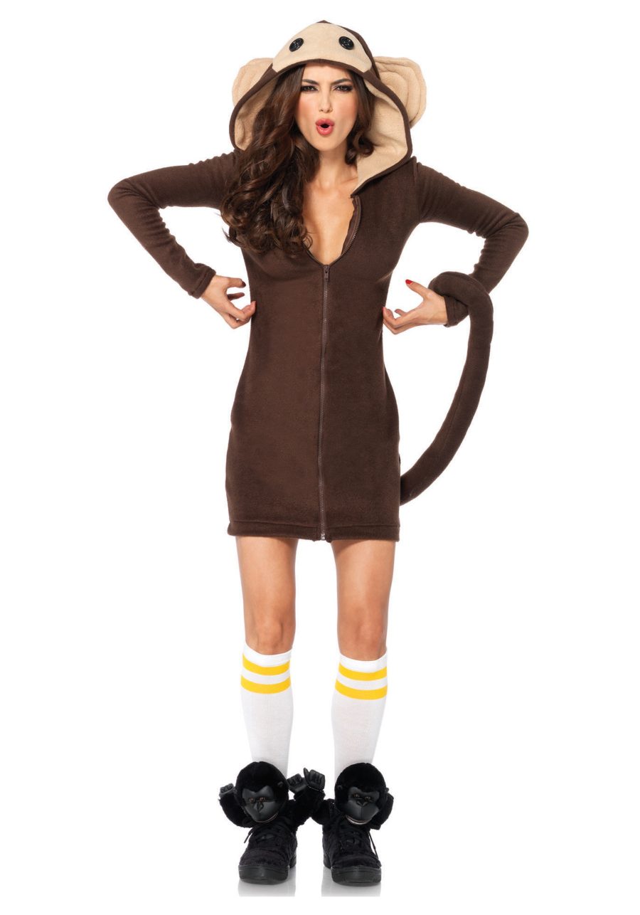 Women's Cozy Monkey Costume