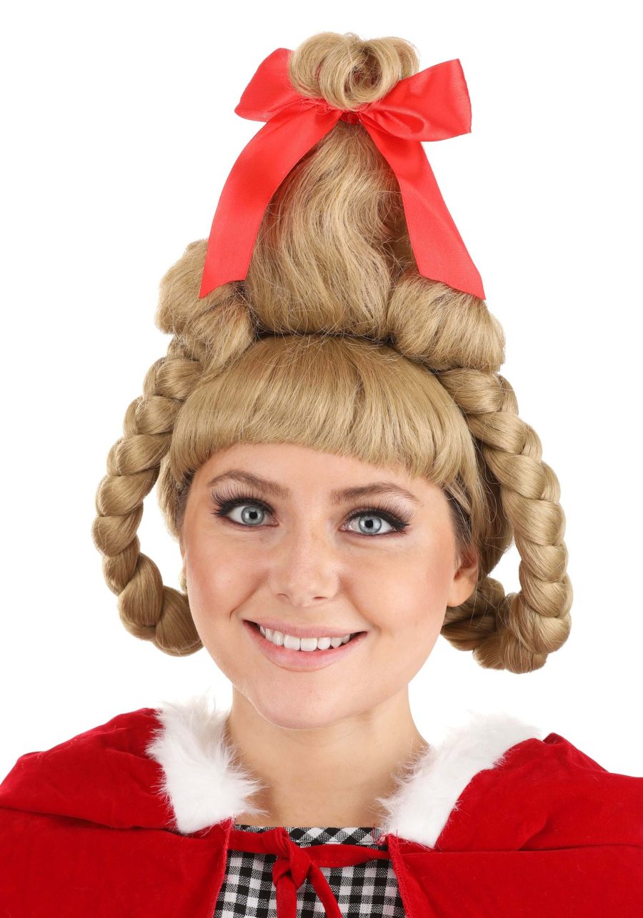 Women's Deluxe Dr. Seuss Cindy Lou Who Wig