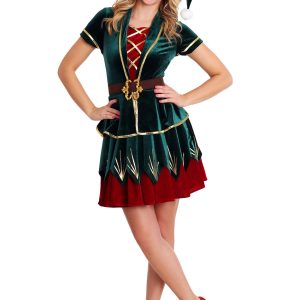 Women’s Deluxe Holiday Elf Costume