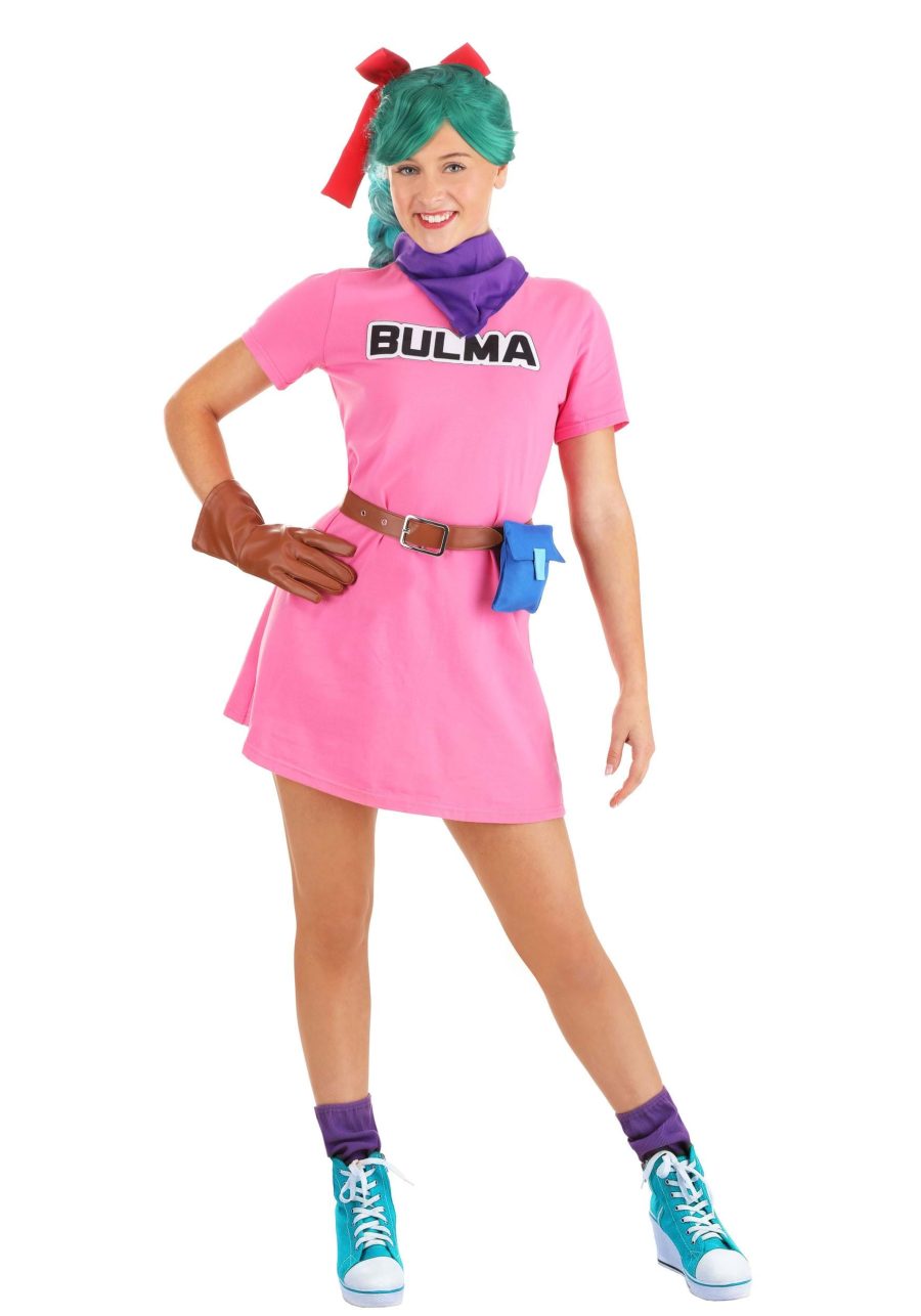 Women's Dragon Ball Bulma Costume Dress