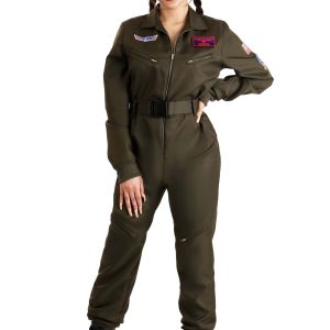 Women's Flight Suit Top Gun Costume