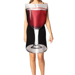 Women's Glass of Red Wine Costume