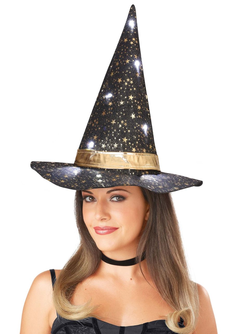 Women's Light Up Twilight Witch Costume Hat