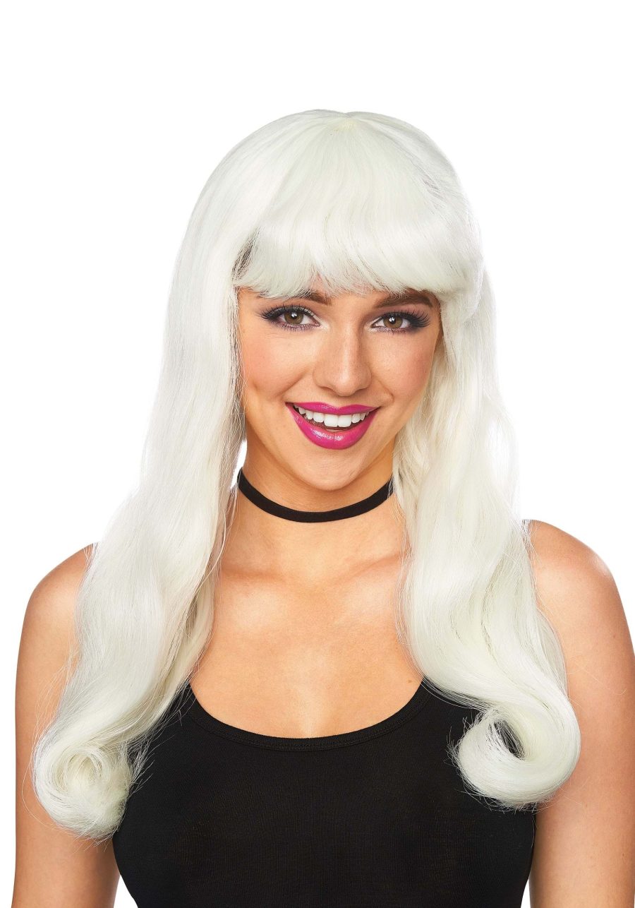 Women's Long Glow in the Dark Wig