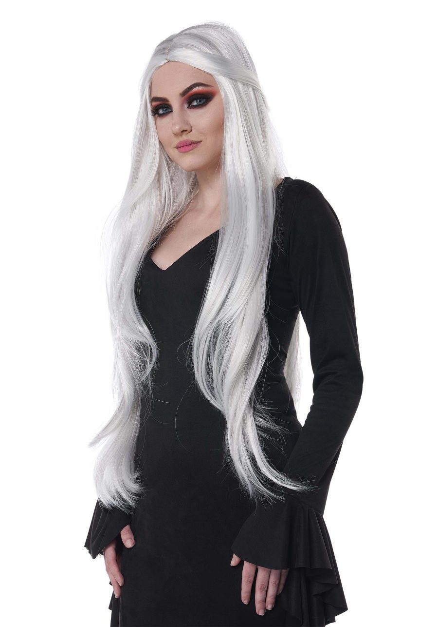 Women's Long White Wig