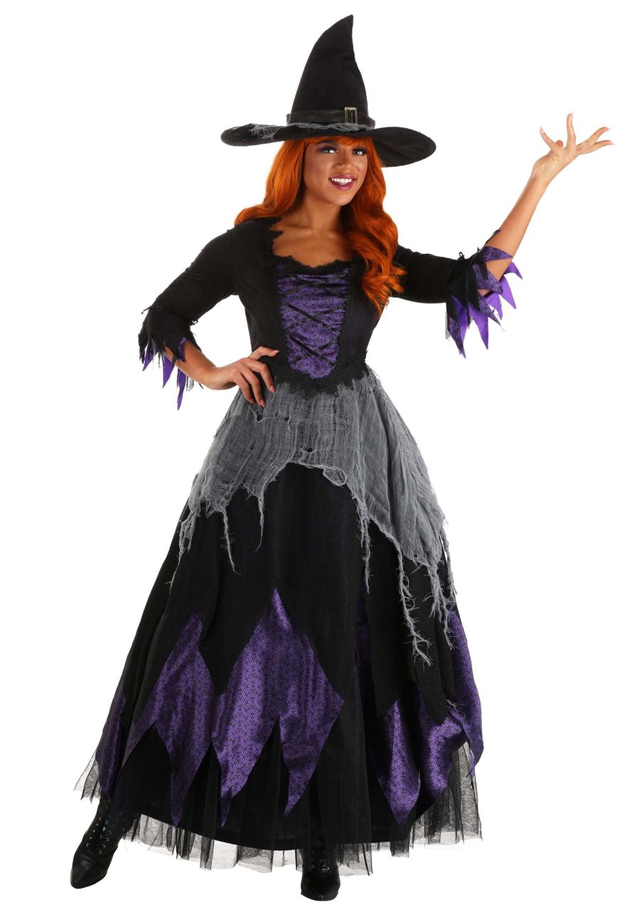 Women's Midnight Purple Witch Costume