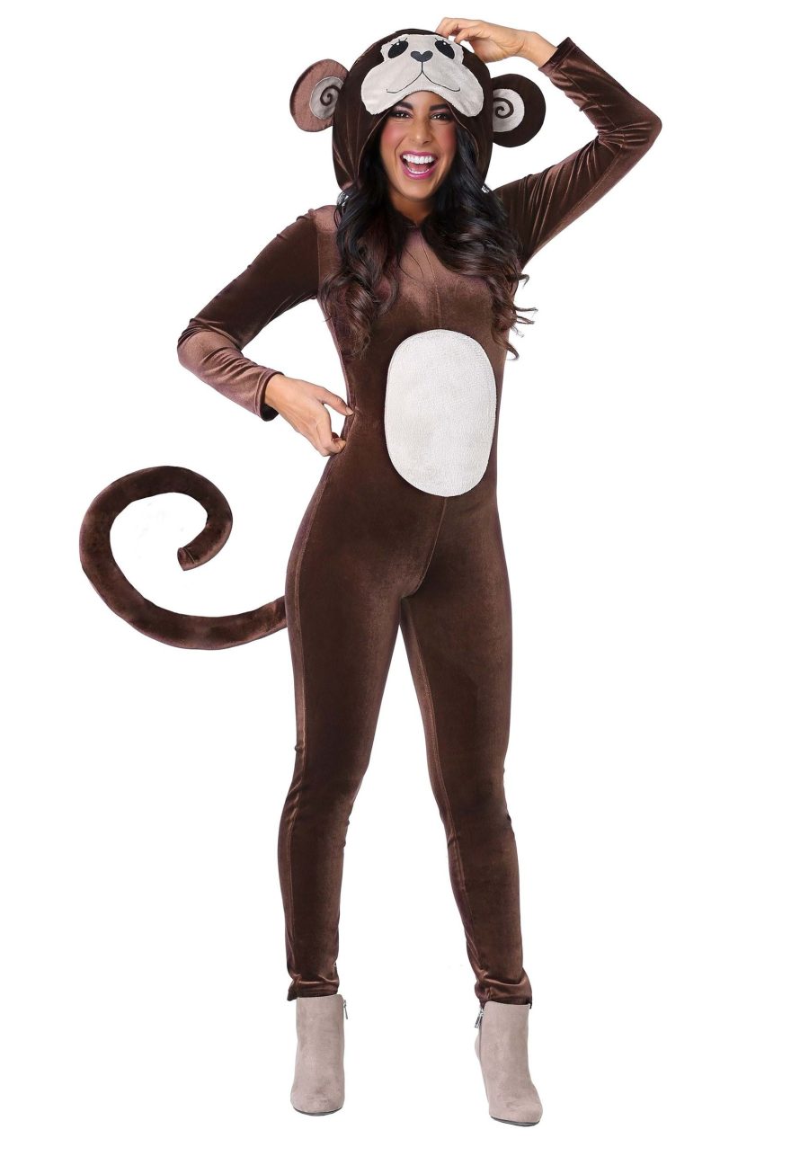 Women's Monkey Around Jumpsuit Costume