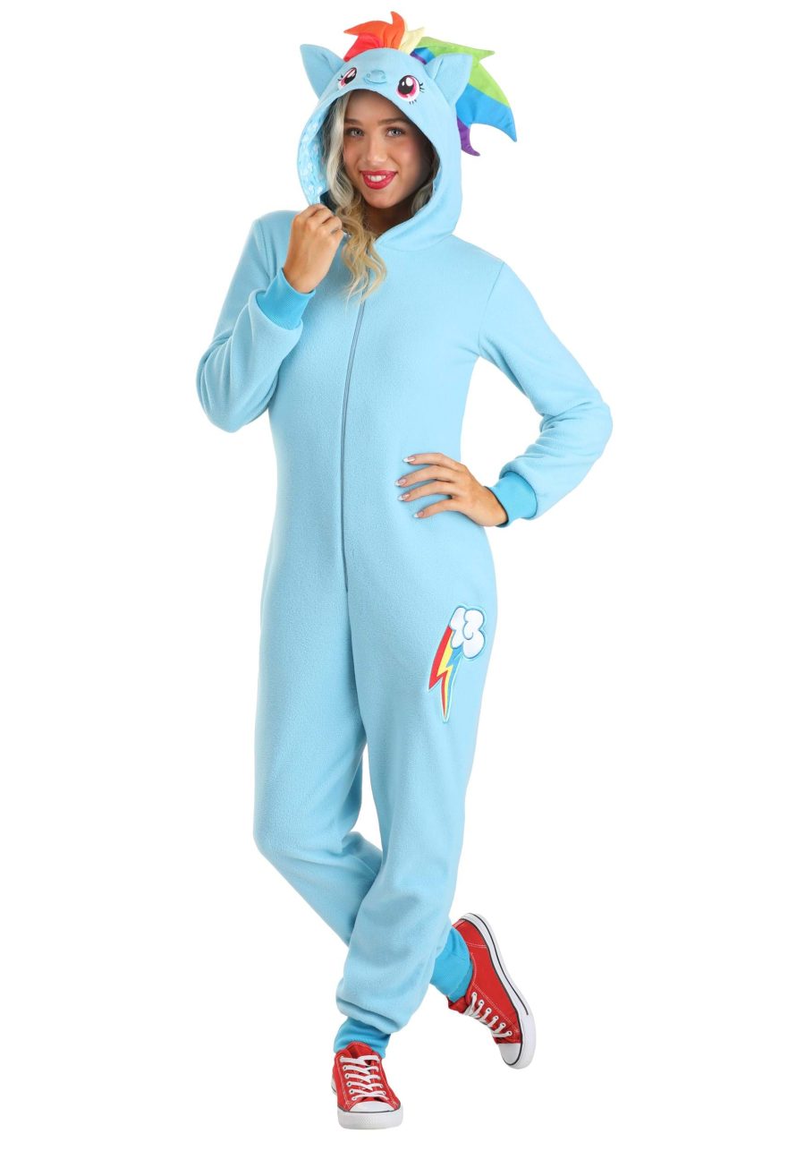 Women's My Little Pony Rainbow Dash Union Suit Costume