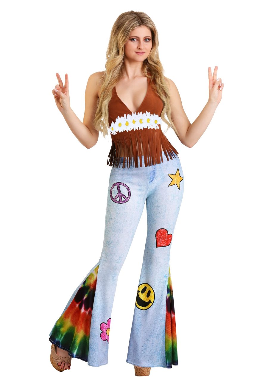 Women's Patchwork Hippie Costume