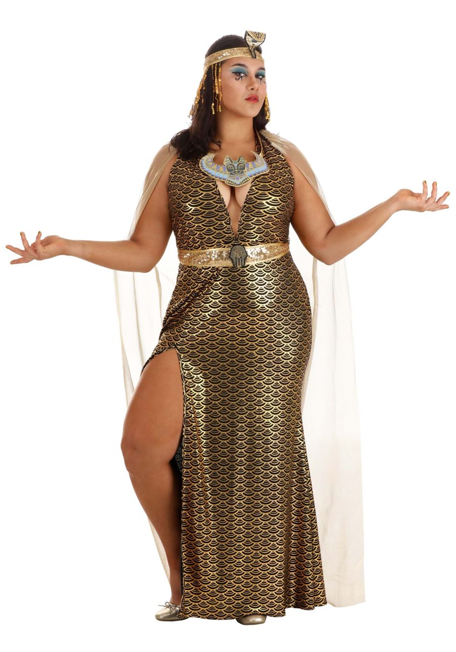 Women's Plus Size Commanding Cleopatra Costume Dress