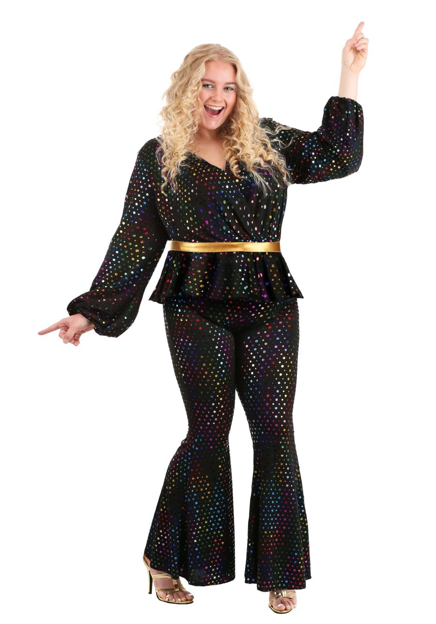 Women's Plus Size Disco Queen Costume