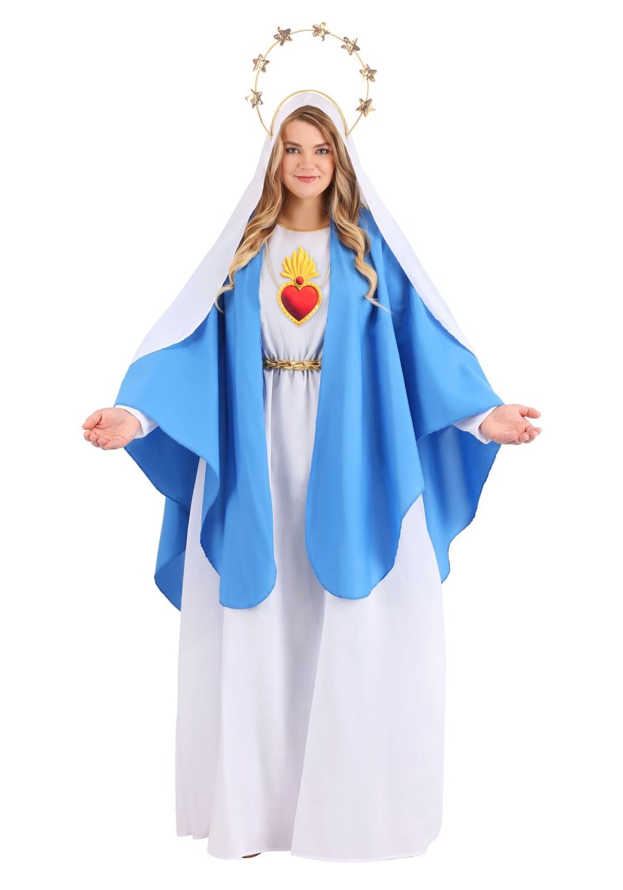 Women's Plus Size Nativity Mary Costume