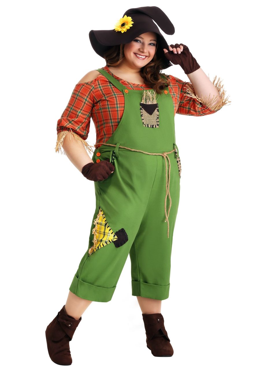 Women's Plus Size Scarecrow Costume