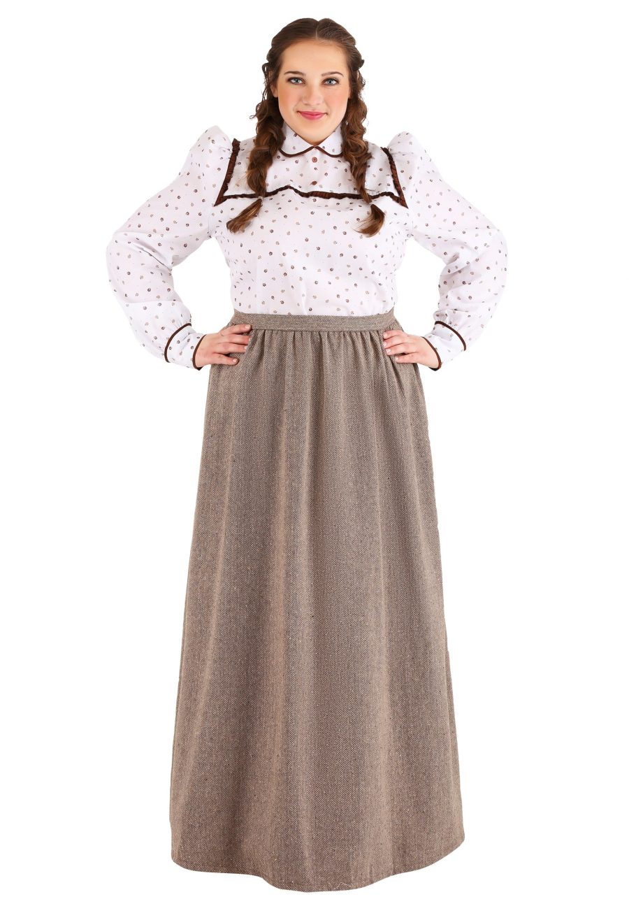 Women's Plus Size Westward Pioneer Costume