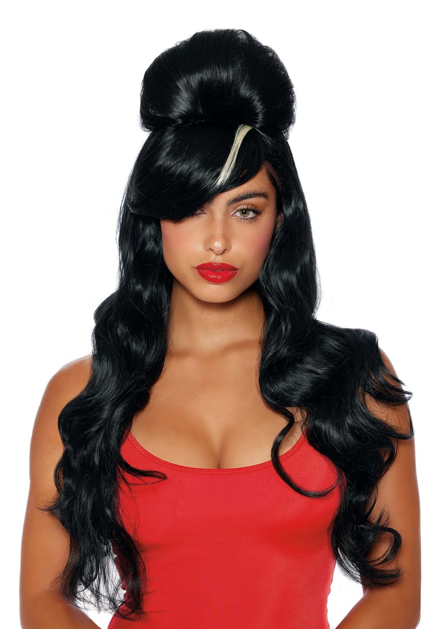 Women's Pompadour Rehab Starlet Costume Wig