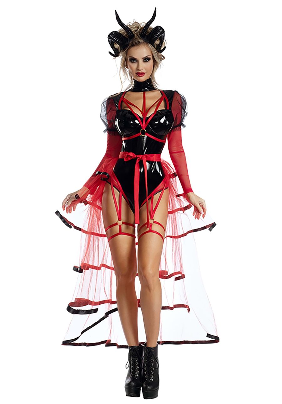 Women's Sexy Hellhound Demon Costume