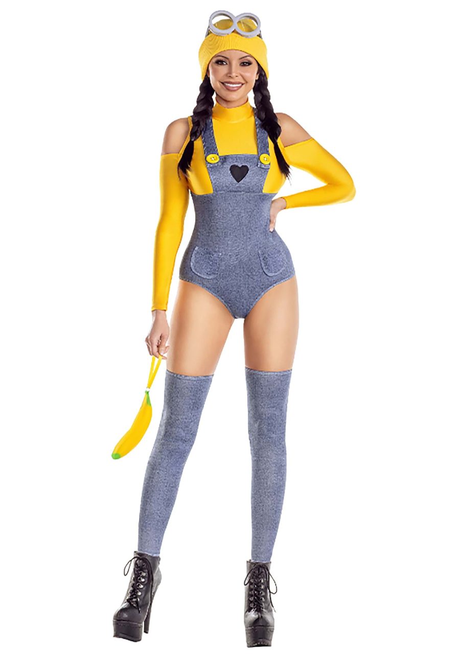 Women's Sexy Yellow Henchmen Baddie Costume