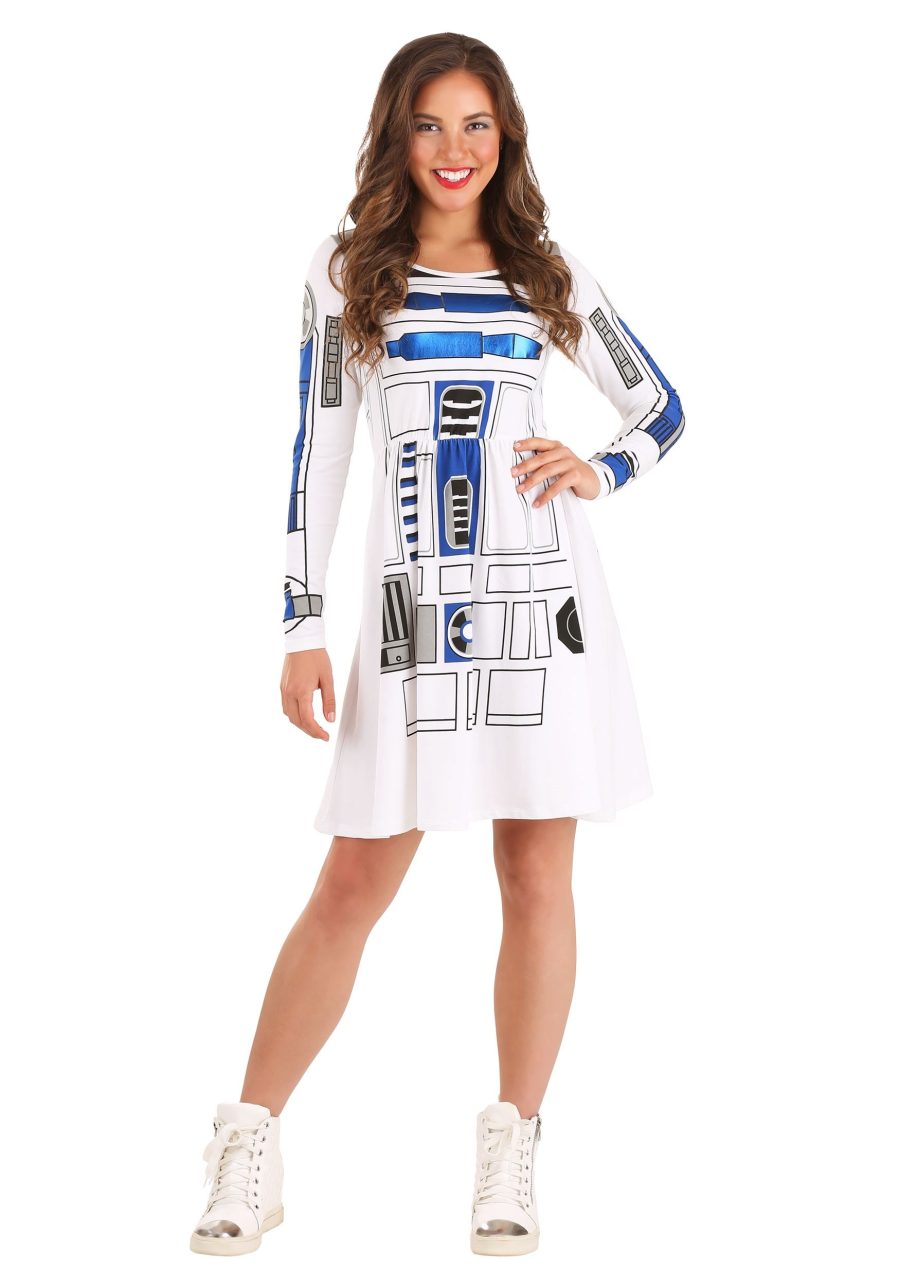 Women's Star Wars I Am R2D2 Skater Dress Costume