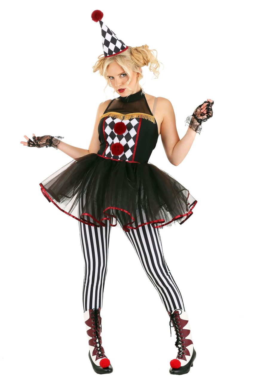 Women's Twisted Clown Costume