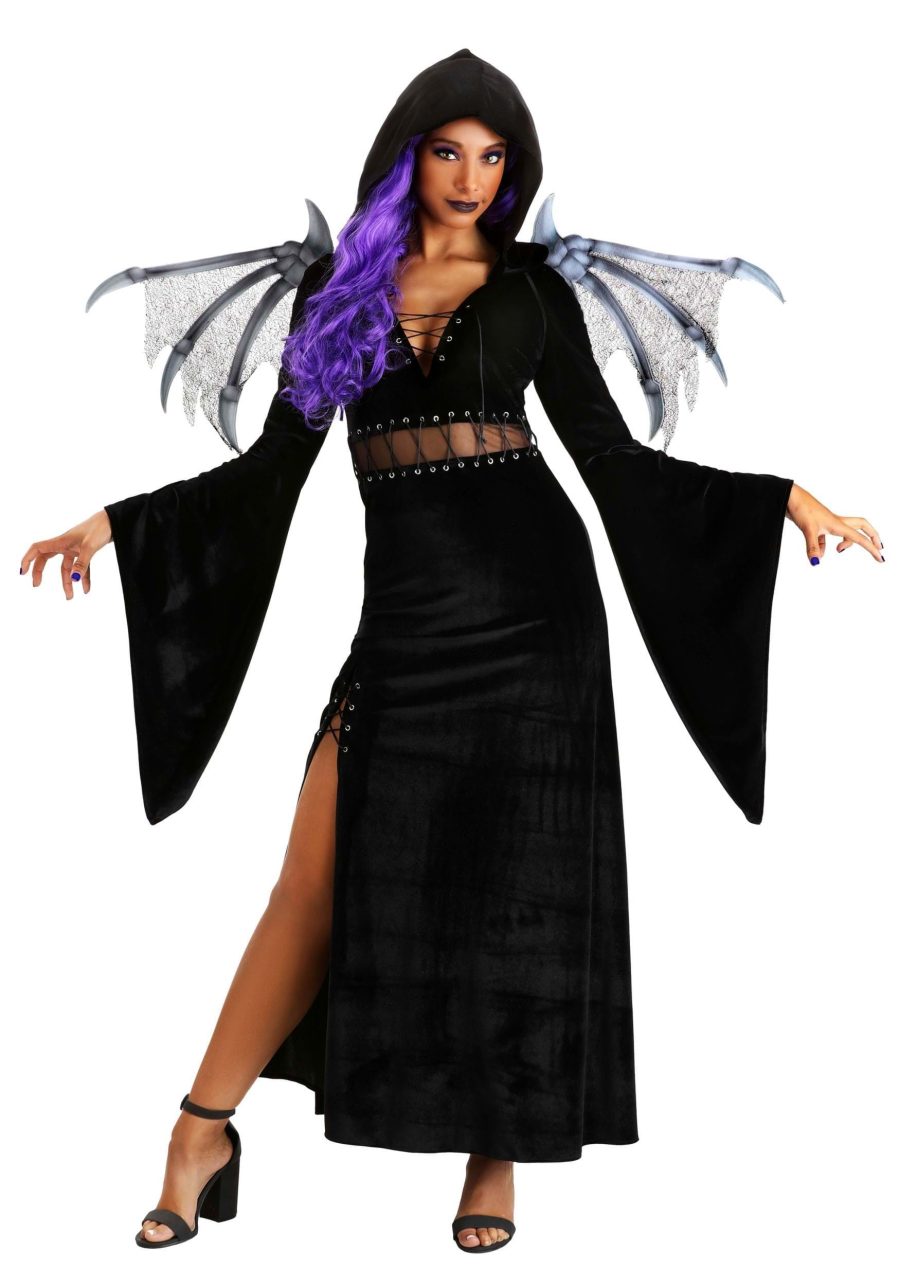 Women's Winged Reaper Costume